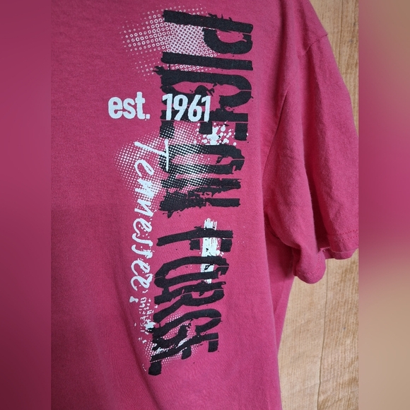 PIGEON FORGE TENNESSEE PINK T-SHIRT SIZE LARGE - Picture 2 of 3